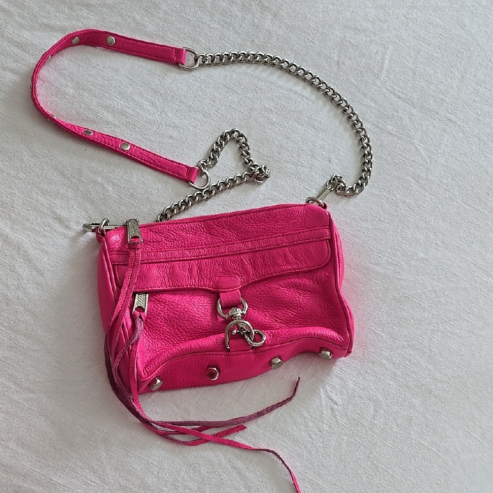 Rebecca Minkoff Pink Leather Crossbody Bag